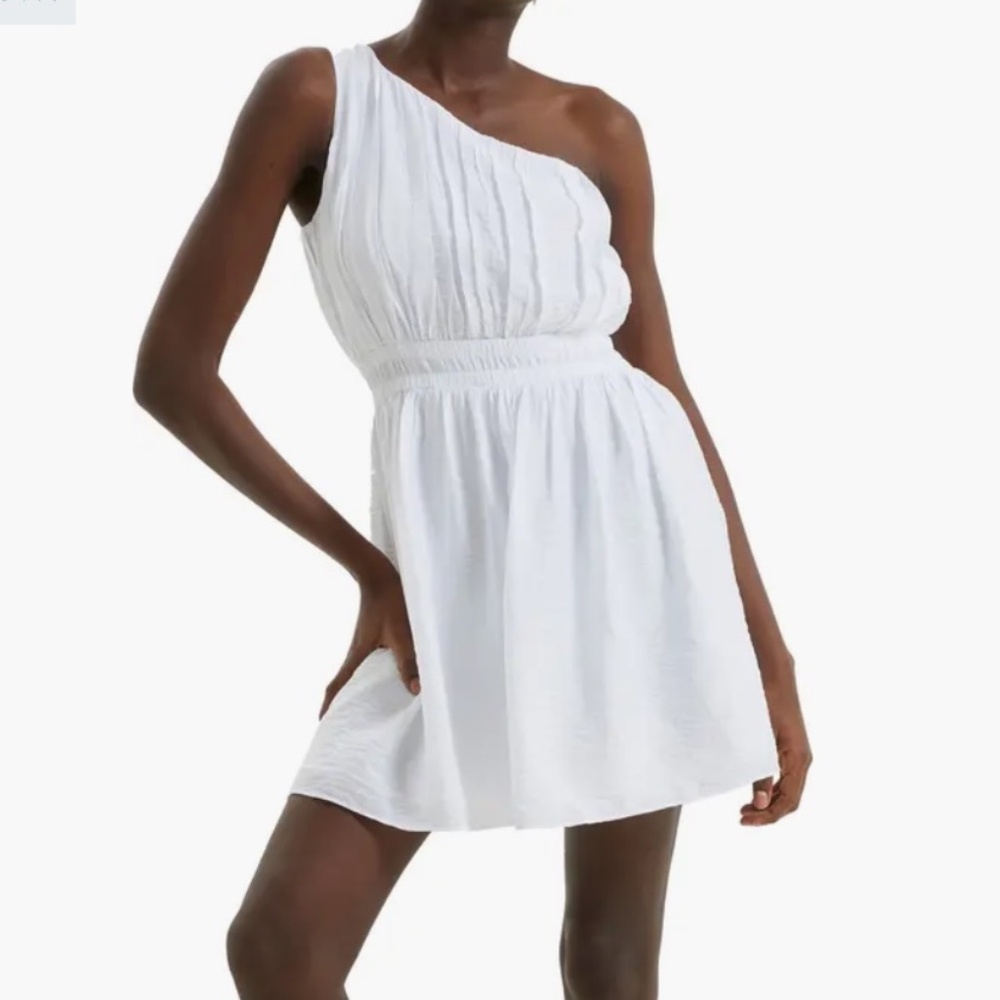 French connection size 0 NTW white one shoulder dress